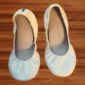 Tieks size 6 (Diamond White Croc)